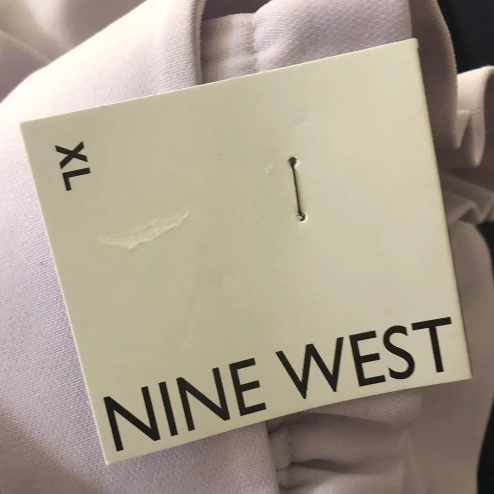 Nine West Women's Light Lavender High Waist Shorts - Picture 4 of 4